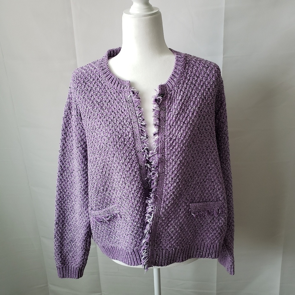 Eureka Christos Gherkins Purple Sweater Size XL